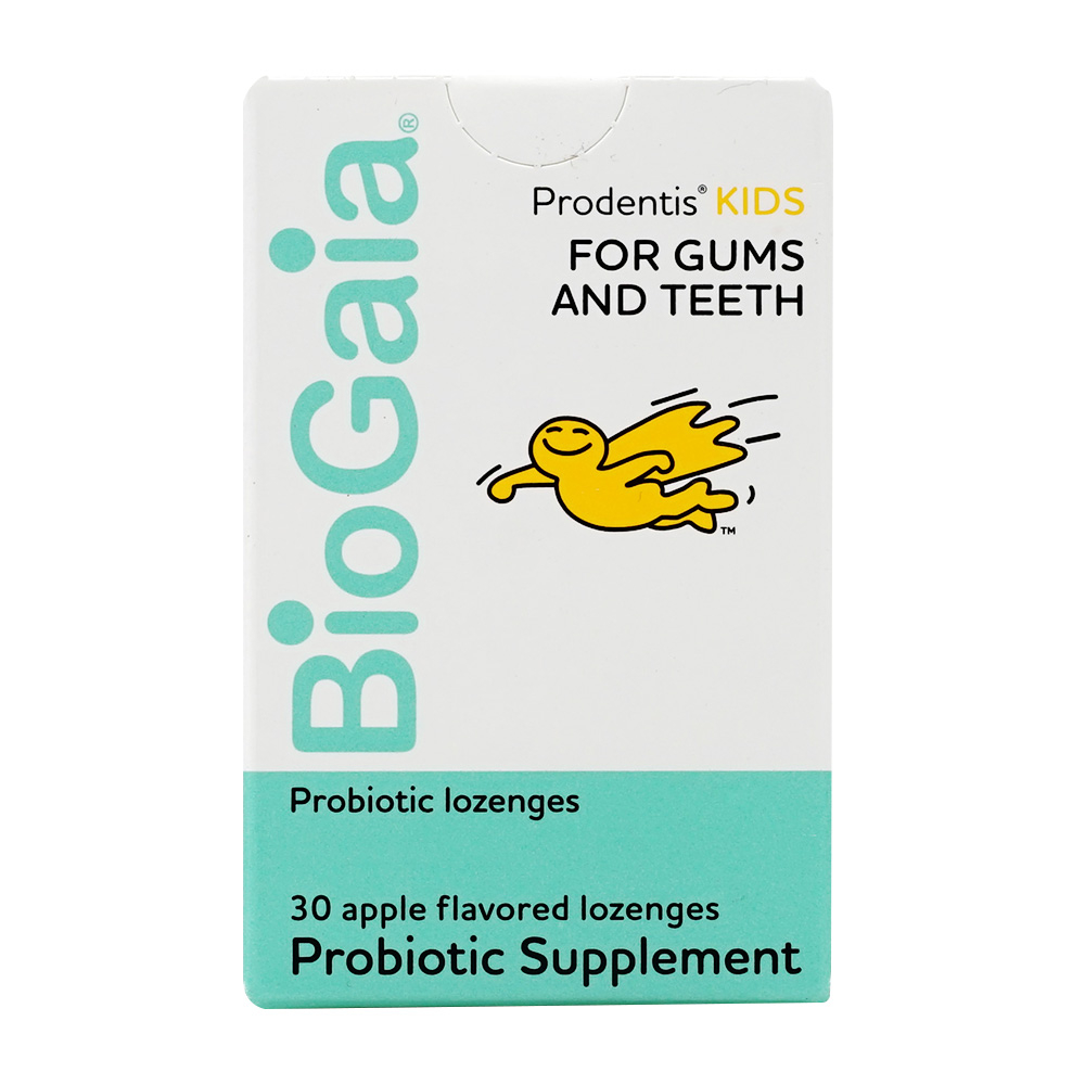 바이오가이아 프로덴티스 키즈 <b>포 검</b>스<b>앤티스</b> 애플맛 30로젠지