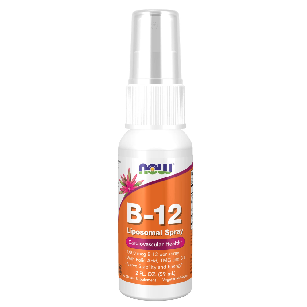 나우푸드 B-12 리포솜 스프레이 1000mcg 비건 글루텐 <b>프리</b> 59ml