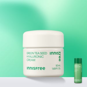 이니스프리 그린티 씨드 히알루론산 보습 속건조 수분크림 50ml, 1개