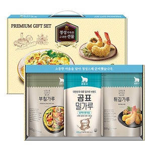 곰표 3종 밀가루 선물세트(튀김+부침+밀가루) 명절