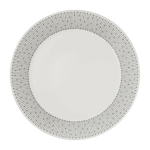 Arabia 아라비아핀란드 마이니오 사라스투스 접시 25 cm Black-white
