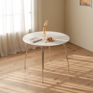 아르네 원형 HPM 카페 화이트 식탁 테이블 1000