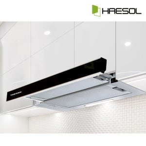 해솔 더함 슬림후드 투모터 HSL300 레인지후드 환풍기 후황 고성능 고풍량