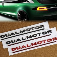 듀얼모터 테슬라레터링 엠블럼 DUALMOTOR 모델3 모델Y