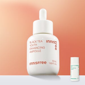 이니스프리 블랙티 유스 인핸싱 앰플 대용량 50mL / 미백 탄력 주름개선 피부결 에센스