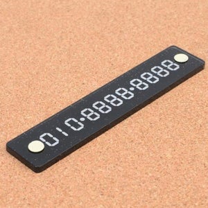 자동차 핸드폰번호판 신차 선물 사무실 번호안내 식당용