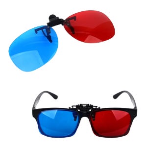 3D 안경 영화 동영상 보기 입체 색안경 쓰리디 고글안경 오버글라스형