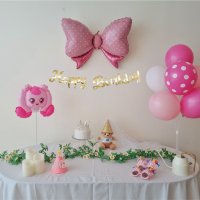 티니핑 핑크 생일가랜드 생일파티세트