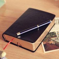 용품bible 수첩 일기 메모장 diary 가죽 두꺼운 저널 빈 ebookagenda