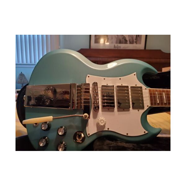 Gibson 깁슨 기타 커스텀 SG 시그니처 커크 더글러스 2021 인버네스 그린 새 제품 OHSC 뷰티풀