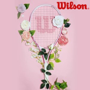윌슨 테니스라켓 초보자 입문용 HOPE 핑크