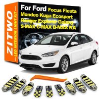 후진등 자동차 led ZITWO LED 인테리어 라이트 키트 포드 Fiesta Focus Mondeo Kuga Ecosport 카 익스플로러 레인저 갤럭시 S-MAX S B C M