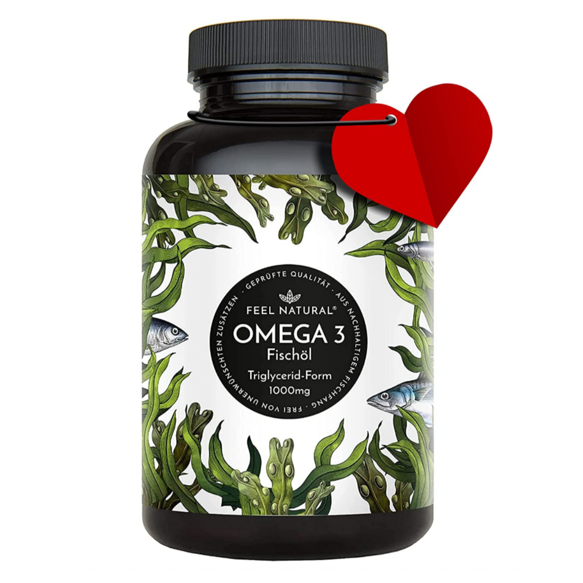 Feel natural <b>필</b> 네츄럴 독일산 영양제 오메가3 180mg x 365정 1년분