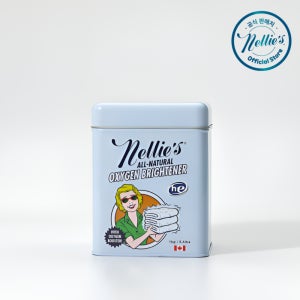 넬리 흰옷 얼룩제거 표백제 과탄산소다빨래 산소계표백제 분말형 1kg 틴케이스