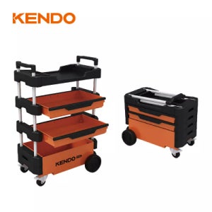 KENDO 접이식 도구 트롤리 L700 × W380 × H535 켄도
