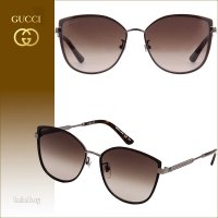 GUCCI 구찌 여성 선글라스 캣아이 GG0589SK 002 57mm 브라운 렌즈 관세포함