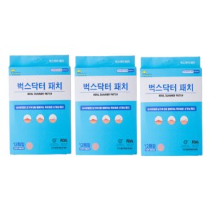 케이원 모기하우스 벅스닥터 모기 패치 3박스 (36매입)