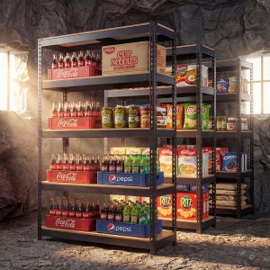 4단트롤리 스피드랙 철제선반 조립식 앵글 선반