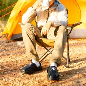 MLB 캠핑 NY 양키스 다이나믹 캠퍼 방한 털샌들