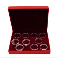 코인진열대 기념주화 동전Wooden Coin Storage Box Display Case Commemorative Protection Holder For Silver Medals