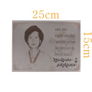 실버금속야외납골당추모영정사진