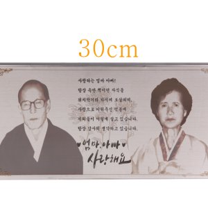 실버금속야외납골당추모영정사진