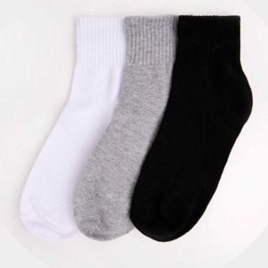 학생 카바 중목 양말 기본 중 고등 흰 검정 발목 골지 양발