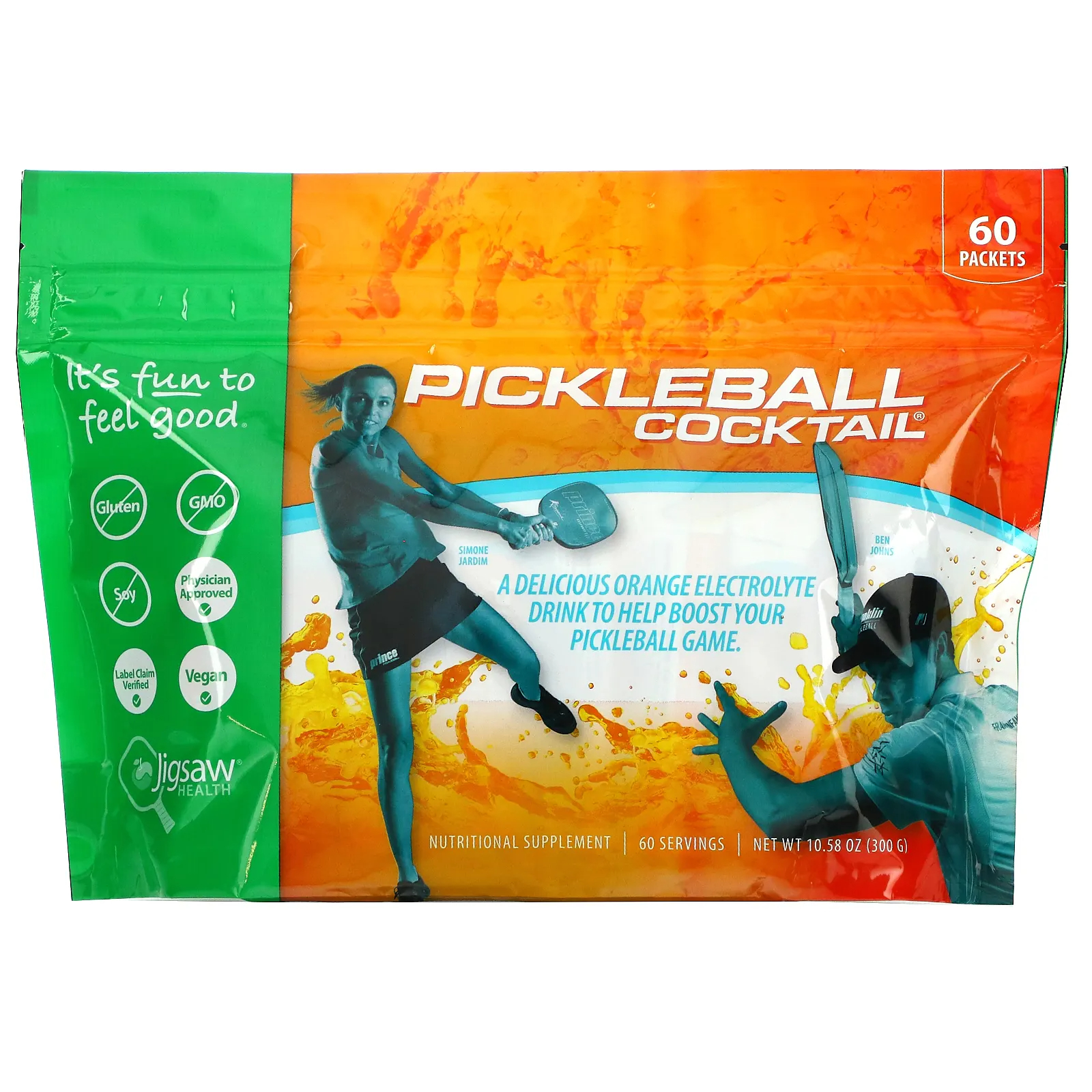 <b>Jigsaw Health</b> Pickleball Cocktail 오렌지 60패킷
