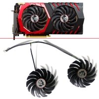 2PCS 95MM 4PIN 0.4A PLD10010S12HH GTX1080 1070 1060 1050TI GPU MSI GTX 1080 TI RX 470 570 RX580 냉각