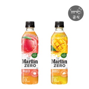 자연은 더말린 제로 복숭아 500mL 10개+더말린 제로 애플망고 500mL 10개 외 2종