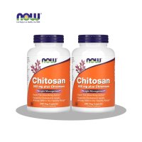 1+1 세트 나우푸드 NOW Foods 키토산 Chitosan 500mg 240베지캡슐 세알씩 80일