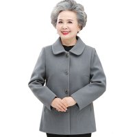 70대 80대 할머니 모직 상의 봄 가을 어머니 코트