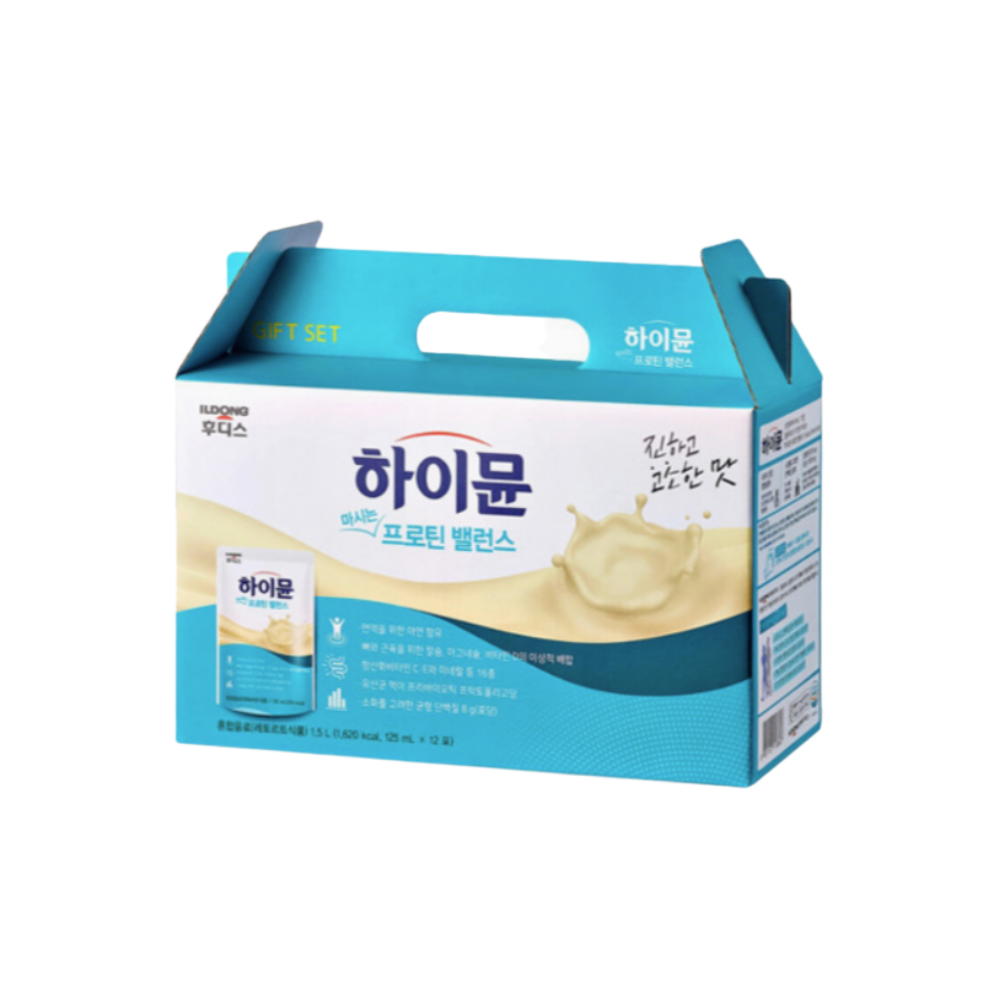 하이뮨 하이문 프로틴 밸런스 단백질 보충제 산양유 마시는 125ml 12포