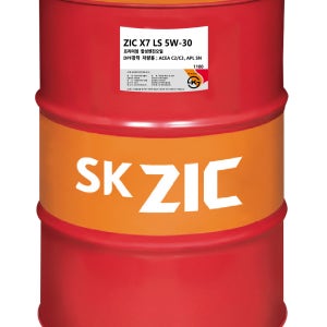 SK엔무브 지크 X7 LS 5W30 디젤엔진 (DPF, C2/C3) 200L, 1개