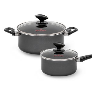 퀸센스 스테인레스 디오 냄비 인덕션겸용 편수18cm+양수24cm 2종세트