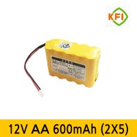 소방배터리 12V AA 600mAh(2x5) 비상전원 유도등 DMT1