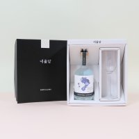 증류식 소주 담 다이아몬드 350ml + 전용잔 세트