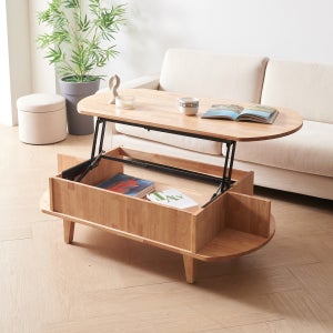 해피아이 레노미 원목 리프트업 테이블 950