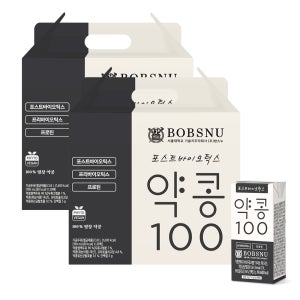 [20팩+20팩] 밥스누 서울대 약콩두유 포스트바이오틱스 약콩100 국산콩 유산균두유 190ml
