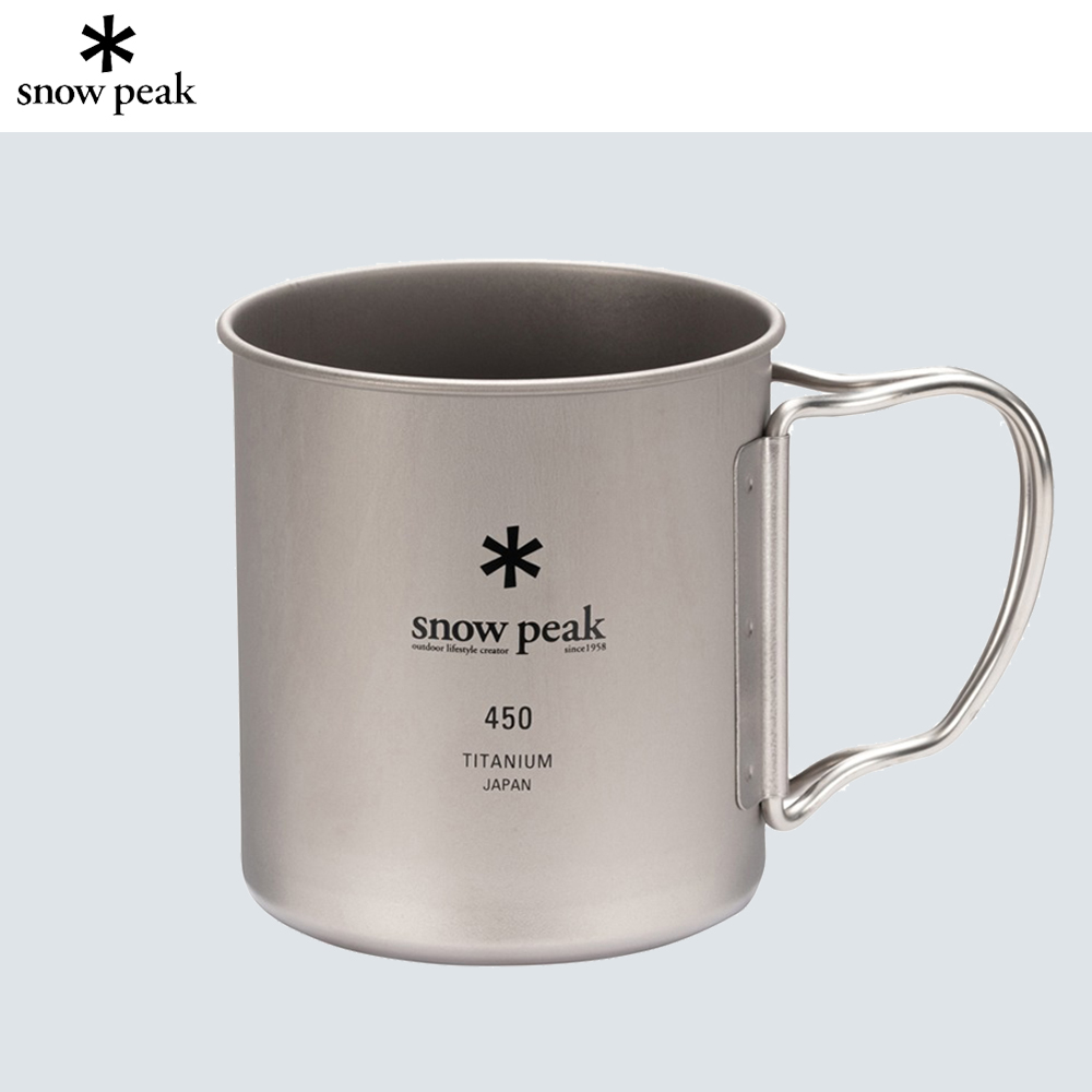 Snow Peak Titanium Single Wall 450 Mug (스노우피크 티타늄 싱글월 450 머그)
