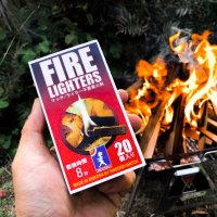 파이어라이터스 Fire Lighters 착화제 20개입 일본 캠핑 장작 숯 불쏘시개