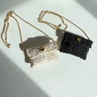 [니터문] 하트 체인 미니백 DIY 키트 | heart chain mini bag| 코바늘 뜨개 가방