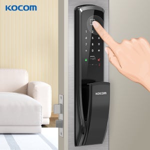 코콤 지문인식도어락 푸시풀 현관문도어락 아파트 현관 번호키 셀프 교체 설치