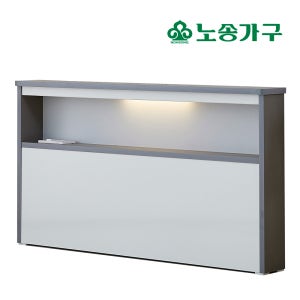 노송가구 19종 국산 LED 침대 헤드보드 SS Q 슈퍼싱글 HBL-1034 그레이화이트