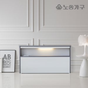 노송가구 19종 국산 LED 침대 헤드보드 SS Q 슈퍼싱글 HBL-1034 그레이화이트