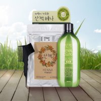 천연헤나 산책 셀프 염색약 두피자극없는 새치 흰머리 자연주의 새치 흰머리 커버 4개+1덤