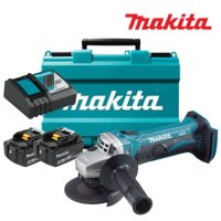 MAKITA 마끼다 충전 무선 그라인더 4인치 DGA402RTE 18V 5.0Ah 배터리2팩 세트 에스제이팩토리 툴하우스