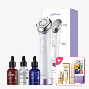 동국제약 센텔리안24 마데카프라임 뷰티디바이스 1개+부스팅앰플 3종(PDRN,히알루론산,글루타치온)+골든마데카크림+토너+앰플+샤쉐6종+쇼핑백 /뷰티디바이스 홈케어기기