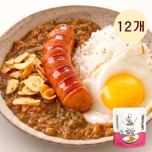 [알림받기전용] 사평 숙성 진한 맛 저수분 일본카레 키마카레 오리지널, 200g, 12개