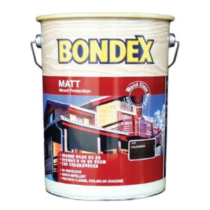 우디하우스몰 본덱스 매트 MATT(5L) 데크마감용 오일스테인 천연데크 방부 방충용 도료